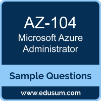 Azure Administrator Dumps, AZ-104 Dumps, AZ-104 PDF, Azure Administrator VCE, Microsoft AZ-104 VCE, Microsoft MCA Azure Administrator PDF