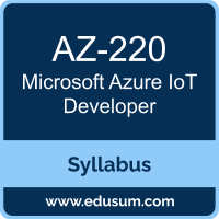 Azure IoT Developer PDF, AZ-220 Dumps, AZ-220 PDF, Azure IoT Developer VCE, AZ-220 Questions PDF, Microsoft AZ-220 VCE, Microsoft Azure IoT Developer Dumps, Microsoft Azure IoT Developer PDF