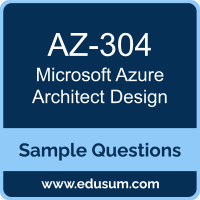 Azure Architect Design Dumps, AZ-304 Dumps, AZ-304 PDF, Azure Architect Design VCE, Microsoft AZ-304 VCE, Microsoft MCE Azure Solutions Architect PDF