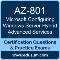 Configuring Windows Server Hybrid Advanced Services Dumps, Configuring Windows Server Hybrid Advanced Services PDF, AZ-801 PDF, Configuring Windows Server Hybrid Advanced Services Braindumps, AZ-801 Questions PDF, Microsoft AZ-801 VCE, Microsoft Configuring Windows Server Hybrid Advanced Services Dumps