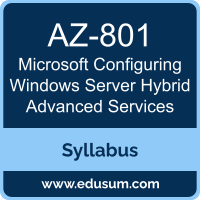 Configuring Windows Server Hybrid Advanced Services PDF, AZ-801 Dumps, AZ-801 PDF, Configuring Windows Server Hybrid Advanced Services VCE, AZ-801 Questions PDF, Microsoft AZ-801 VCE, Microsoft Configuring Windows Server Hybrid Advanced Services Dumps, Microsoft Configuring Windows Server Hybrid Advanced Services PDF