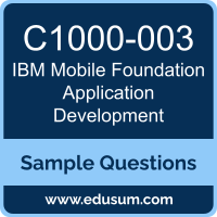 Mobile Foundation Application Development Dumps, C1000-003 Dumps, C1000-003 PDF, Mobile Foundation Application Development VCE, IBM C1000-003 VCE, IBM Mobile Foundation Application Development PDF