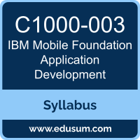 Mobile Foundation Application Development PDF, C1000-003 Dumps, C1000-003 PDF, Mobile Foundation Application Development VCE, C1000-003 Questions PDF, IBM C1000-003 VCE, IBM Mobile Foundation Application Development Dumps, IBM Mobile Foundation Application Development PDF