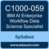 AI Enterprise Workflow Data Science Specialist PDF, C1000-059 Dumps, C1000-059 PDF, AI Enterprise Workflow Data Science Specialist VCE, C1000-059 Questions PDF, IBM C1000-059 VCE, IBM AI Enterprise Workflow Data Science Specialist Dumps, IBM AI Enterprise Workflow Data Science Specialist PDF