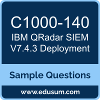 QRadar SIEM V7.4.3 Deployment Dumps, C1000-140 Dumps, C1000-140 PDF, QRadar SIEM V7.4.3 Deployment VCE, IBM C1000-140 VCE