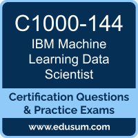 Machine Learning Data Scientist Dumps, Machine Learning Data Scientist PDF, C1000-144 PDF, Machine Learning Data Scientist Braindumps, C1000-144 Questions PDF, IBM C1000-144 VCE, IBM Machine Learning Data Scientist Dumps