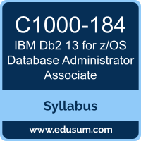Db2 13 for z/OS Database Administrator Associate PDF, C1000-184 Dumps, C1000-184 PDF, Db2 13 for z/OS Database Administrator Associate VCE, C1000-184 Questions PDF, IBM C1000-184 VCE, IBM Db2 13 for z/OS Database Administrator Associate Dumps, IBM Db2 13 for z/OS Database Administrator Associate PDF