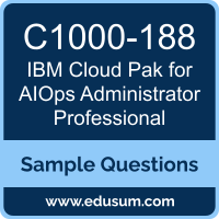 Cloud Pak for AIOps Administrator Professional Dumps, C1000-188 Dumps, C1000-188 PDF, Cloud Pak for AIOps Administrator Professional VCE, IBM C1000-188 VCE, IBM Cloud Pak for AIOps Administrator Professional PDF