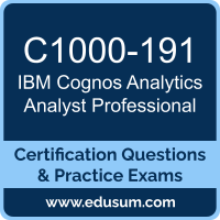 Cognos Analytics Analyst Professional Dumps, Cognos Analytics Analyst Professional PDF, C1000-191 PDF, Cognos Analytics Analyst Professional Braindumps, C1000-191 Questions PDF, IBM C1000-191 VCE, IBM Cognos Analytics Analyst Professional Dumps