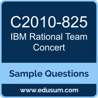 Rational Team Concert Dumps, C2010-825 Dumps, C2010-825 PDF, Rational Team Concert VCE, IBM C2010-825 VCE, IBM Rational Team Concert PDF