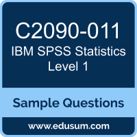 SPSS Statistics Level 1 Dumps, C2090-011 Dumps, C2090-011 PDF, SPSS Statistics Level 1 VCE, IBM C2090-011 VCE