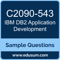DB2 Application Development Dumps, C2090-543 Dumps, C2090-543 PDF, DB2 Application Development VCE, IBM C2090-543 VCE