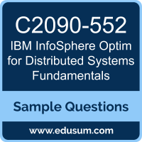 InfoSphere Optim for Distributed Systems Fundamentals Dumps, C2090-552 Dumps, C2090-552 PDF, InfoSphere Optim for Distributed Systems Fundamentals VCE, IBM C2090-552 VCE
