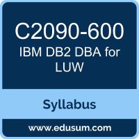 DB2 DBA for LUW PDF, C2090-600 Dumps, C2090-600 PDF, DB2 DBA for LUW VCE, C2090-600 Questions PDF, IBM C2090-600 VCE