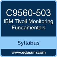 Tivoli Monitoring Fundamentals PDF, C9560-503 Dumps, C9560-503 PDF, Tivoli Monitoring Fundamentals VCE, C9560-503 Questions PDF, IBM C9560-503 VCE