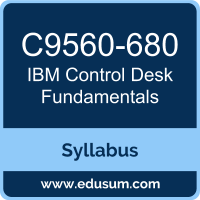 Control Desk Fundamentals PDF, C9560-680 Dumps, C9560-680 PDF, Control Desk Fundamentals VCE, C9560-680 Questions PDF, IBM C9560-680 VCE
