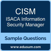 CISM Dumps, CISM PDF, CISM VCE, ISACA Information Security Manager VCE, ISACA Information Security Manager PDF