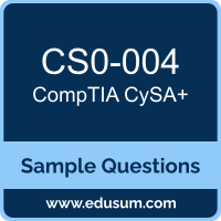 CySA+ Dumps, CS0-004 Dumps, CS0-004 PDF, CySA+ VCE, CompTIA CS0-004 VCE, CompTIA CySA Plus PDF