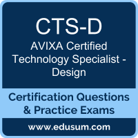 CTS-D Dumps, CTS-D PDF, CTS-D Braindumps, AVIXA CTS-D Questions PDF, AVIXA CTS-D VCE, AVIXA CTS-D - Design Dumps