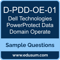 PowerProtect Data Domain Operate Dumps, D-PDD-OE-01 Dumps, D-PDD-OE-01 PDF, PowerProtect Data Domain Operate VCE, Dell Technologies D-PDD-OE-01 VCE, Dell Technologies PowerProtect Data Domain Operate v2 PDF