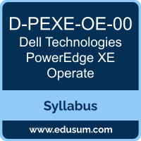 PowerEdge XE Operate PDF, D-PEXE-OE-00 Dumps, D-PEXE-OE-00 PDF, PowerEdge XE Operate VCE, D-PEXE-OE-00 Questions PDF, Dell Technologies D-PEXE-OE-00 VCE, Dell Technologies PowerEdge XE Operate Dumps, Dell Technologies PowerEdge XE Operate PDF