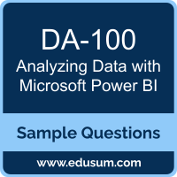 Exam DA-100 Reviews
