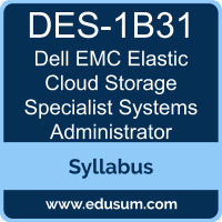 Elastic Cloud Storage Specialist Systems Administrator PDF, DES-1B31 Dumps, DES-1B31 PDF, Elastic Cloud Storage Specialist Systems Administrator VCE, DES-1B31 Questions PDF, Dell EMC DES-1B31 VCE, Dell EMC DCS-SA Dumps, Dell EMC DCS-SA PDF