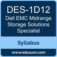 Midrange Storage Solutions Specialist PDF, DES-1D12 Dumps, DES-1D12 PDF, Midrange Storage Solutions Specialist VCE, DES-1D12 Questions PDF, Dell EMC DES-1D12 VCE, Dell EMC DCS-TA Dumps, Dell EMC DCS-TA PDF