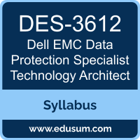 Data Protection Specialist Technology Architect PDF, DES-3612 Dumps, DES-3612 PDF, Data Protection Specialist Technology Architect VCE, DES-3612 Questions PDF, Dell EMC DES-3612 VCE, Dell EMC DCS-TA Dumps, Dell EMC DCS-TA PDF