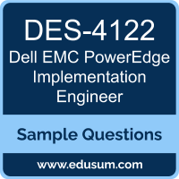 PowerEdge Implementation Engineer Dumps, DES-4122 Dumps, DES-4122 PDF, PowerEdge Implementation Engineer VCE, Dell EMC DES-4122 VCE, Dell EMC DCS-IE PDF