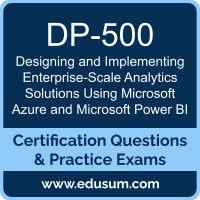 Designing and Implementing Enterprise-Scale Analytics Solutions Using Microsoft Azure and Microsoft Power BI Dumps, Designing and Implementing Enterprise-Scale Analytics Solutions Using Microsoft Azure and Microsoft Power BI PDF, DP-500 PDF, Designing and Implementing Enterprise-Scale Analytics Solutions Using Microsoft Azure and Microsoft Power BI Braindumps, DP-500 Questions PDF, Microsoft DP-500 VCE, Microsoft MCA Azure Enterprise Data Analyst Dumps