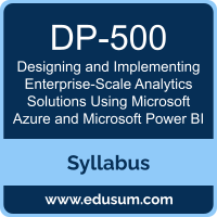 Designing and Implementing Enterprise-Scale Analytics Solutions Using Microsoft Azure and Microsoft Power BI PDF, DP-500 Dumps, DP-500 PDF, Designing and Implementing Enterprise-Scale Analytics Solutions Using Microsoft Azure and Microsoft Power BI VCE, DP-500 Questions PDF, Microsoft DP-500 VCE