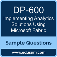 Implementing Analytics Solutions Using Microsoft Fabric Dumps, DP-600 Dumps, DP-600 PDF, Implementing Analytics Solutions Using Microsoft Fabric VCE, Microsoft DP-600 VCE, Microsoft MCA Fabric Analytics Engineer PDF