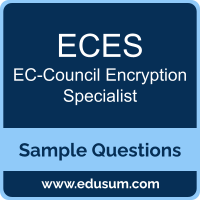 ECES Dumps, ECES PDF, ECES VCE, EC-Council Encryption Specialist VCE, EC-Council ECES PDF