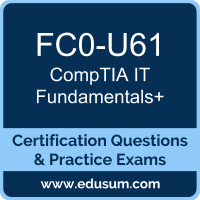 IT Fundamentals+ Dumps, IT Fundamentals+ PDF, FC0-U61 PDF, IT Fundamentals+ Braindumps, FC0-U61 Questions PDF, CompTIA FC0-U61 VCE, CompTIA ITF+ Dumps
