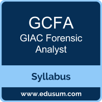 GCFA PDF, GCFA Dumps, GCFA VCE, GIAC Forensic Analyst Questions PDF, GIAC Forensic Analyst VCE, GIAC GCFA Dumps, GIAC GCFA PDF