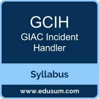 GCIH PDF, GCIH Dumps, GCIH VCE, GIAC Incident Handler Questions PDF, GIAC Incident Handler VCE, GIAC GCIH Dumps, GIAC GCIH PDF