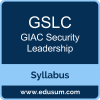 GSLC PDF, GSLC Dumps, GSLC VCE, GIAC Security Leadership Questions PDF, GIAC Security Leadership VCE, GIAC GSLC Dumps, GIAC GSLC PDF