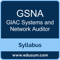 GSNA PDF, GSNA Dumps, GSNA VCE, GIAC Systems and Network Auditor Questions PDF, GIAC Systems and Network Auditor VCE, GIAC GSNA Dumps, GIAC GSNA PDF
