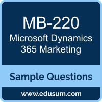 Microsoft Dynamics 365 Marketing Dumps, MB-220 Dumps, MB-220 PDF, Microsoft Dynamics 365 Marketing VCE, Microsoft MB-220 VCE, Microsoft Dynamics 365 Marketing PDF