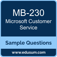 Customer Service Dumps, MB-230 Dumps, MB-230 PDF, Customer Service VCE, Microsoft MB-230 VCE, Microsoft Customer Service PDF