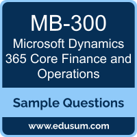 Microsoft Dynamics 365 Core Finance and Operations Dumps, MB-300 Dumps, MB-300 PDF, Microsoft Dynamics 365 Core Finance and Operations VCE, Microsoft MB-300 VCE, Microsoft Dynamics 365 Core Finance and Operations PDF