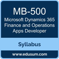 Microsoft Dynamics 365 Finance and Operations Apps Developer PDF, MB-500 Dumps, MB-500 PDF, Microsoft Dynamics 365 Finance and Operations Apps Developer VCE, MB-500 Questions PDF, Microsoft MB-500 VCE