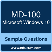 Windows 10 Dumps, MD-100 Dumps, MD-100 PDF, Windows 10 VCE, Microsoft MD-100 VCE