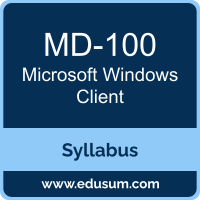 Windows Client PDF, MD-100 Dumps, MD-100 PDF, Windows Client VCE, MD-100 Questions PDF, Microsoft MD-100 VCE, Microsoft Windows Client Dumps, Microsoft Windows Client PDF
