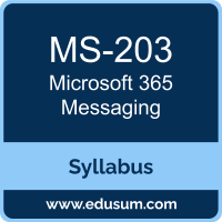 Microsoft 365 Messaging PDF, MS-203 Dumps, MS-203 PDF, Microsoft 365 Messaging VCE, MS-203 Questions PDF, Microsoft MS-203 VCE, Microsoft 365 Messaging Dumps, Microsoft 365 Messaging PDF