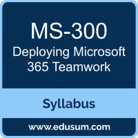 MS-300 Deploying Microsoft 365 Teamwork - Credly