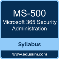 Microsoft 365 Security Administration PDF, MS-500 Dumps, MS-500 PDF, Microsoft 365 Security Administration VCE, MS-500 Questions PDF, Microsoft MS-500 VCE, Microsoft 365 Security Administration Dumps, Microsoft 365 Security Administration PDF