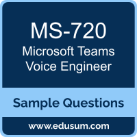 Microsoft Teams Voice Engineer Dumps, MS-720 Dumps, MS-720 PDF, Microsoft Teams Voice Engineer VCE, Microsoft MS-720 VCE, Microsoft Teams Voice Engineer PDF