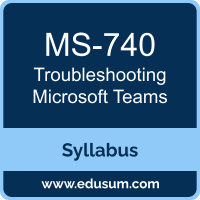 Troubleshooting Microsoft Teams PDF, MS-740 Dumps, MS-740 PDF, Troubleshooting Microsoft Teams VCE, MS-740 Questions PDF, Microsoft MS-740 VCE